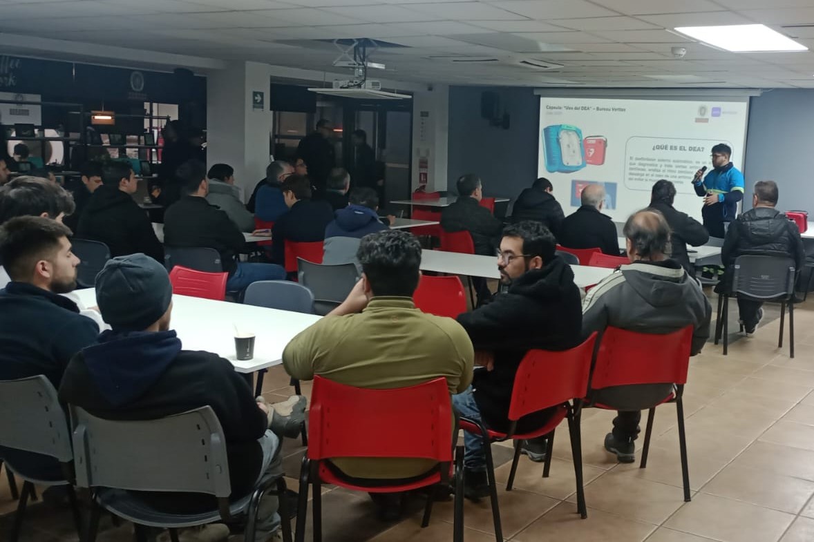 Cliente Bureau Veritas cuenta con liderazgo de Achs Servicios en charlas sobre salud y bienestar para trabajadores