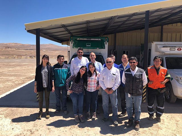 INICIO DE EVALUACIONES Y PRESENTACIÓN DE NUEVA AMBULANCIA EN EL PEÑÓN